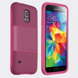 Logitech Funda Protection [+] para Galaxy S5, Rosa 
