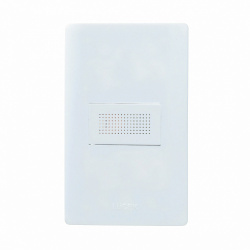 Lucek Placa con Zumbador BA15-B, Blanco 