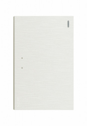 Lucek Placa Plana con Apagador BF01/3-B, 1 Interruptor, 250V, 16A, Blanco 