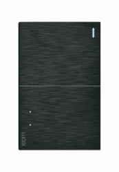 Lucek Placa Plana con Apagador BF02/3-N, 1 Interruptor, 250V, 16A, Negro 