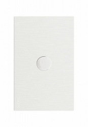 Lucek Placa Plana con Dimmer BF04-B, 250V, 16A, Blanco 