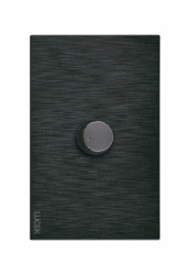 Lucek Placa Plana con Dimmer BF04-N, 250V, 16A, Negro 