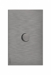 Lucek Placa Plana con Dimmer BF04-P, 250V, 16A, Plata 