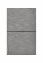 Lucek Placa con Apagador BF09-P, 2 Interruptores, 127 - 250V, 16A, Plata 