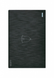 Lucek Placa con Botón de Timbre BF11-N, 3 Módulos, Negro 