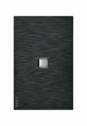 Lucek Placa de Pared BF17-N, 1 Puerto RJ-11, Negro 