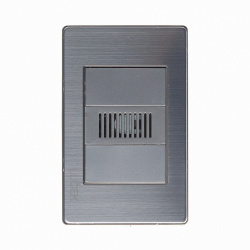 Lucek Placa con Zumbador BP15-M/P, Plata 