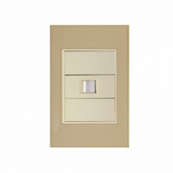 Lucek Placa de Pared BP17-CDM, RJ-11, 1 Puerto, Marfil 