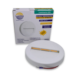 Lummi Lámpara LED para Techo Argón 42 , Interiores, Luz Blanca Cálida, 3W, 200 Lúmenes, Blanco, para Casa 