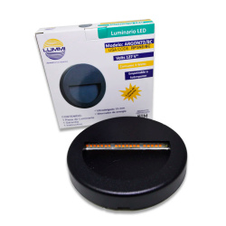 Lummi Lámpara LED para Pared RP3NE/BC, Interiores, Luz Fría, 3W, 200 Lúmenes, Negro, para Iluminación Comercial/Casa 