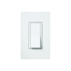 Lutron Apagador Convencional On/Off CA1PSWHS, 15A, Blanco 