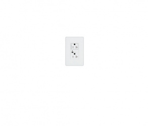 Lutron Receptáculo Inalámbrico, 20 A, 2 Contactos, Blanco 
