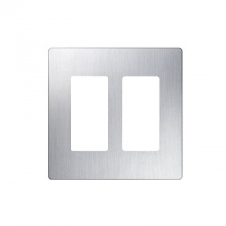 Lutron Caja para Pared CW2-SS con 2 Puertos, Gris 
