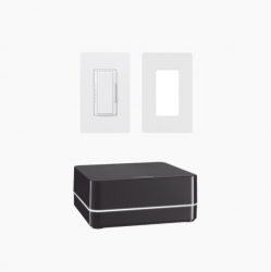 Lutron Kit Hub Smart RA2 Select, Inalámbrico, WiFi, Negro/Blanco, Compatible con Siri/Alexa/Google Home 