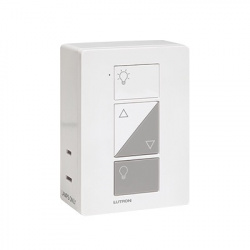 Lutron Adaptador de Pared con Atenuador Inteligente PD3PCLWH, Gris/Blanco 