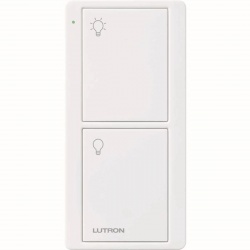 Lutron Interruptor Inteligente de 2 Botones PICO, RF Inalámbrico, Blanco 