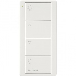 Lutron Control Remoto PICO 4 Botones, RF Inalámbrico, Blanco 
