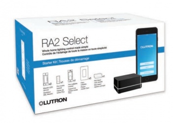 Lutron Hub Smart RA2 Select, Inalámbrico, WiFi, Negro — incluye Equipo de Instalación 