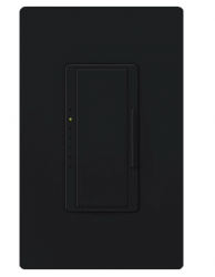 Lutron Atenuador PRO, Deslizable, 1 Módulo, Negro 