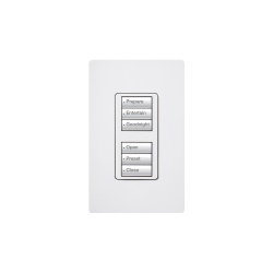 Lutron Interruptor de Luz Inteligente RRD-W3BD-WH 6 Escenas, Blanco 