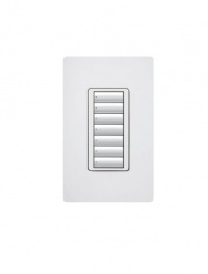 Lutron Teclado Inteligente Seetouch RRD-W7B-WH, Inalámbrico, Blanco 
