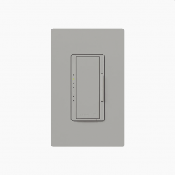 Lutron Atenuador Dimmer PRO, Deslizable, 1 Módulo, Gris 
