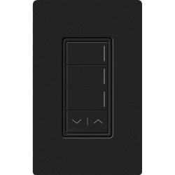 Lutron Teclado Inteligente Seetouch RRST-W3RL-MN, Inalámbrico, Negro 