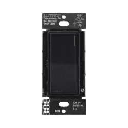 Lutron Interruptor de Luz Inteligente RRD8ANSWH, Inlámbrico, Negro 