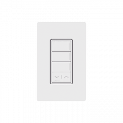 Lutron Interruptor de Luz Inteligente RRSTHN3RLSW, 5 Botones, RadioRA3, Blanco  