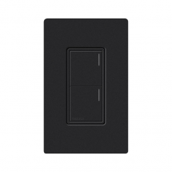 Lutron Apagador RRSTW2BSW, 2 Botones, 120V, 0.5A, Negro 