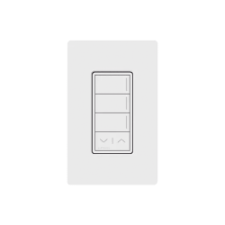 Lutron Interruptor de Luz Inteligente Sunnata, 3 Escenas, 2 Botones, Blanco 