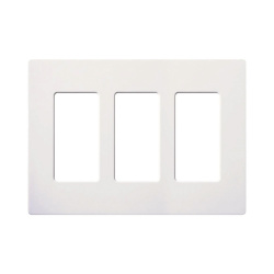 Lutron Caja de Pared SC-3-SW, 3 Puertos, Blanco 