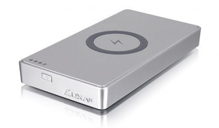 LUXA2 Base Cargador Inalámbrico TX-P1, 5000mAh, USB, Plata 