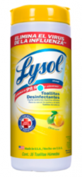 Lysol Toallas Desinfectantes, 35 Piezas 