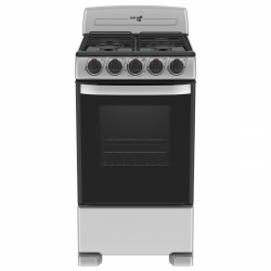 Mabe Estufa EI5020BAPS1, 4 Quemadores, Plata 