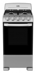 Mabe Estufa y Horno de Gas de 20'' EM5030BAIS1, 4 Quemadores, Gris/Negro 