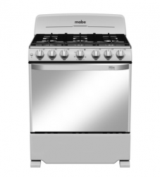 Mabe Estufa EM7647BFIS0, 6 Quemadores, Plata 