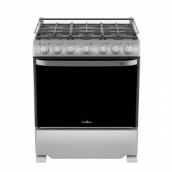 Mabe Estufa EM7657CFIS0, 6 Quemadores, Plata 