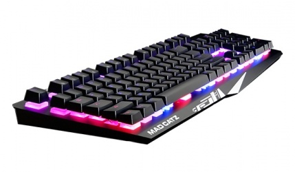 Teclado Gamer Mad Catz S.T.R.I.K.E. 2 RGB, Alámbrico, Negro (Inglés) 