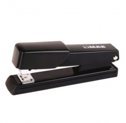 MAE Engrapadora de Metal EMT-10, Tira Completa, hasta 20 Hojas, Negro 