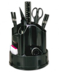 MAE Organizador Giratorio de Escritorio OGE-30A, Negro 