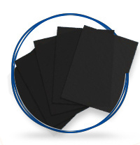 MAE Cubierta PENT-25, Paquete de 25 Piezas, Tamaño Carta, Negro 