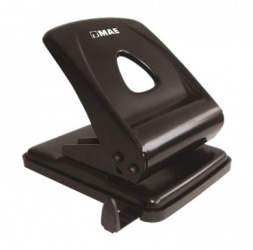 Mae Perforadora de 2 Orificios PM2-G, hasta 40 Hojas, Negro 