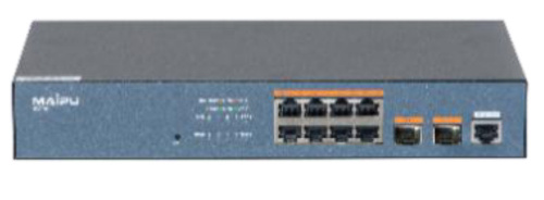 Switch Maipu IS230-10TF-AC, 8 Puertos Gigabit Ethernet 10/100/1000, 2 Puertos SFP, 20 Gbit/s, 8000 Entradas, Administrado 