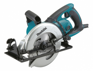 Makita Sierra Circular 5477NB, 1800W, Alámbrico, Azul 