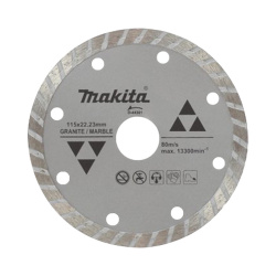 Makita Disco de Diamante D44301, 4 1/2