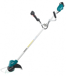 Makita Desbrozadora DUR187UZ, 18V, 6000 RPM, Negro/Turquesa - No Incluye Batería, Cargador 