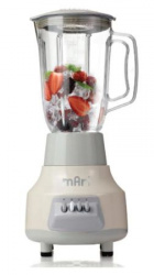MAN Licuadora Ecoblender, 1.5 Litros, 500W, 3 Velocidades, Blanco  
