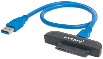 Manhattan Adaptador SuperSpeed USB 3.0 Macho - SATA 2.5'' Macho, 40cm 