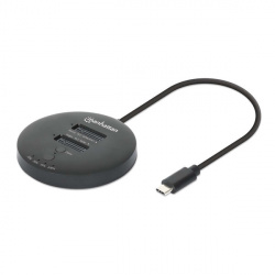 Manhattan Gabinete de Disco Duro 130752 M.2, M.2, USB-C 2.0 